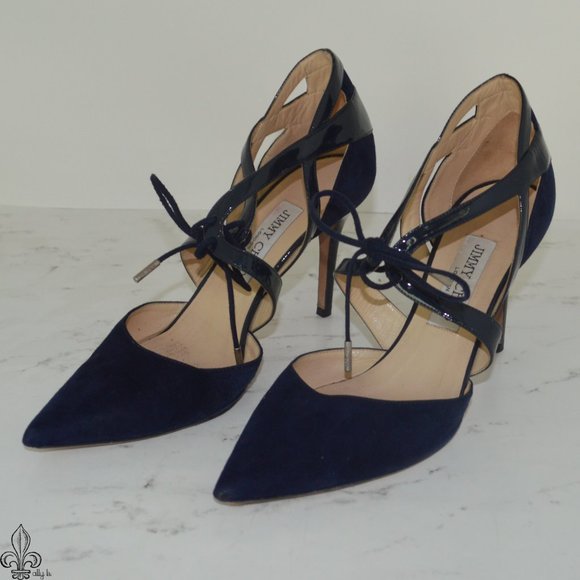 Jimmy Choo Shoes - 💙Jimmy Choo Navy Vanessa Heels💙